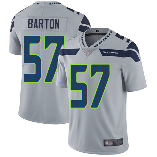 Seattle Seahawks Limited Grey Men Cody Barton Alternate Jersey NFL Football #57 Vapor Untouchable->seattle seahawks->NFL Jersey